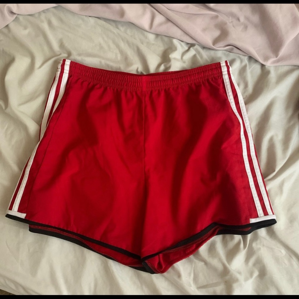super cute red adidas shorts !